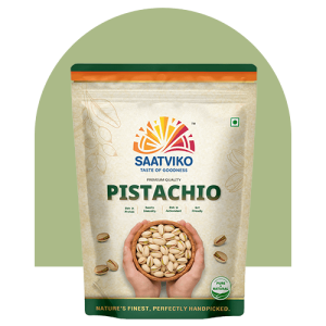 Premium Pistachios 200gm | Fresh & Crunchy Pista – Saatviko